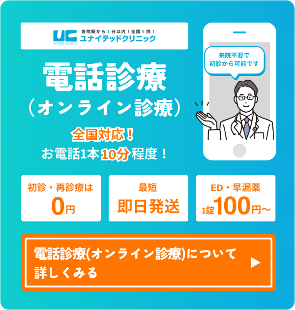 電話診療（オンライン診療）について詳しくみる