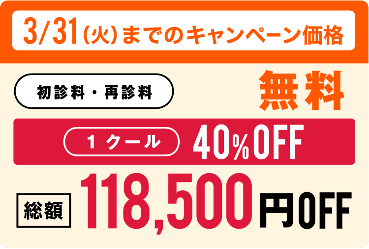 3/31(火)までのキャンペーン価格