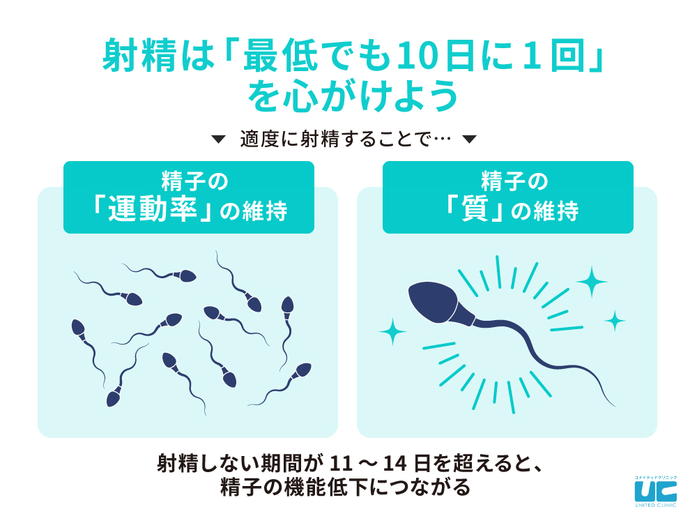 10日に1回は射精するのが理想
