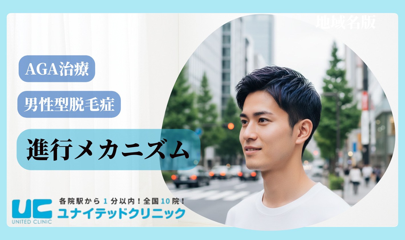 AGA（男性型脱毛症）の進行メカニズム