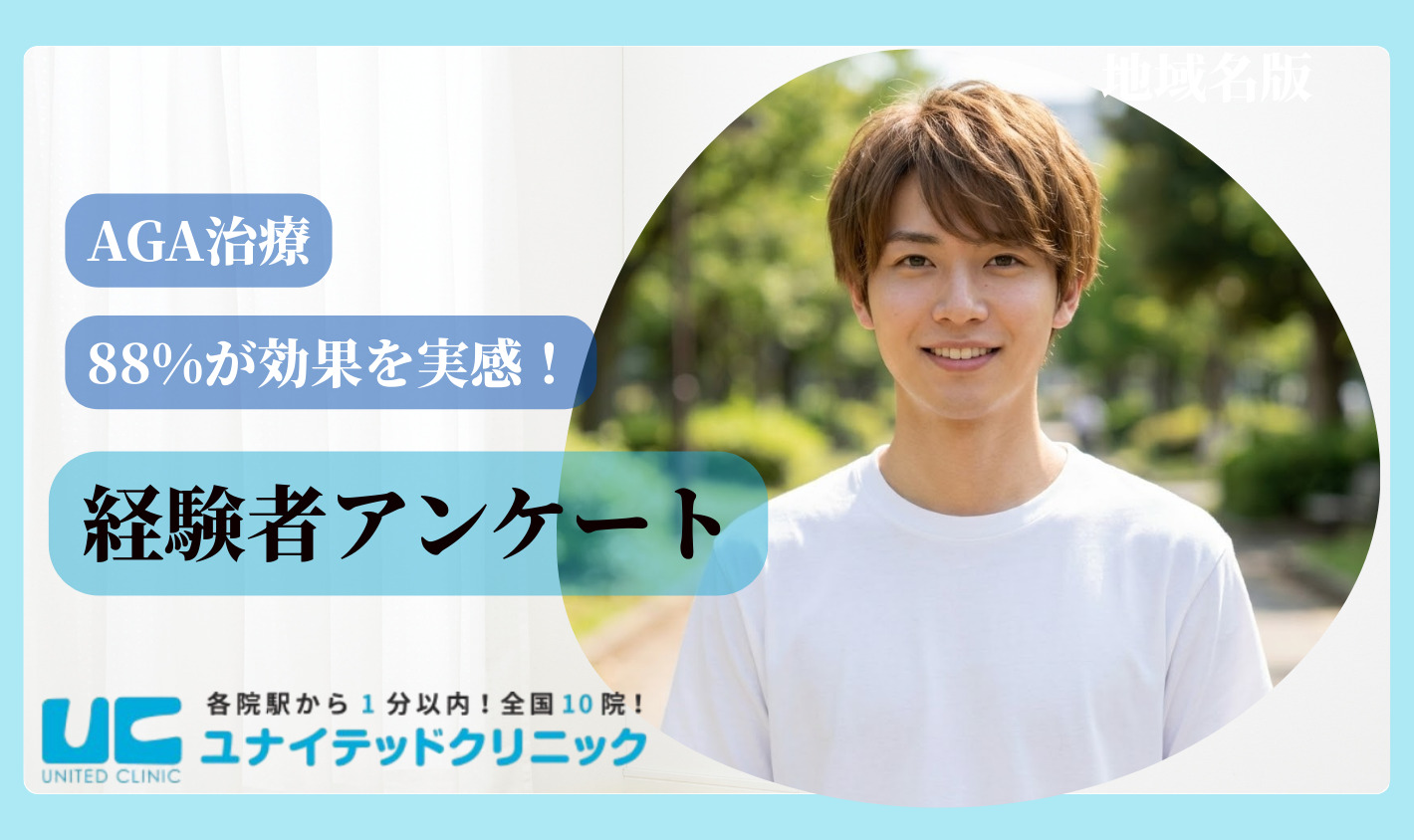 AGA治療経験者アンケート！88%が効果を実感！