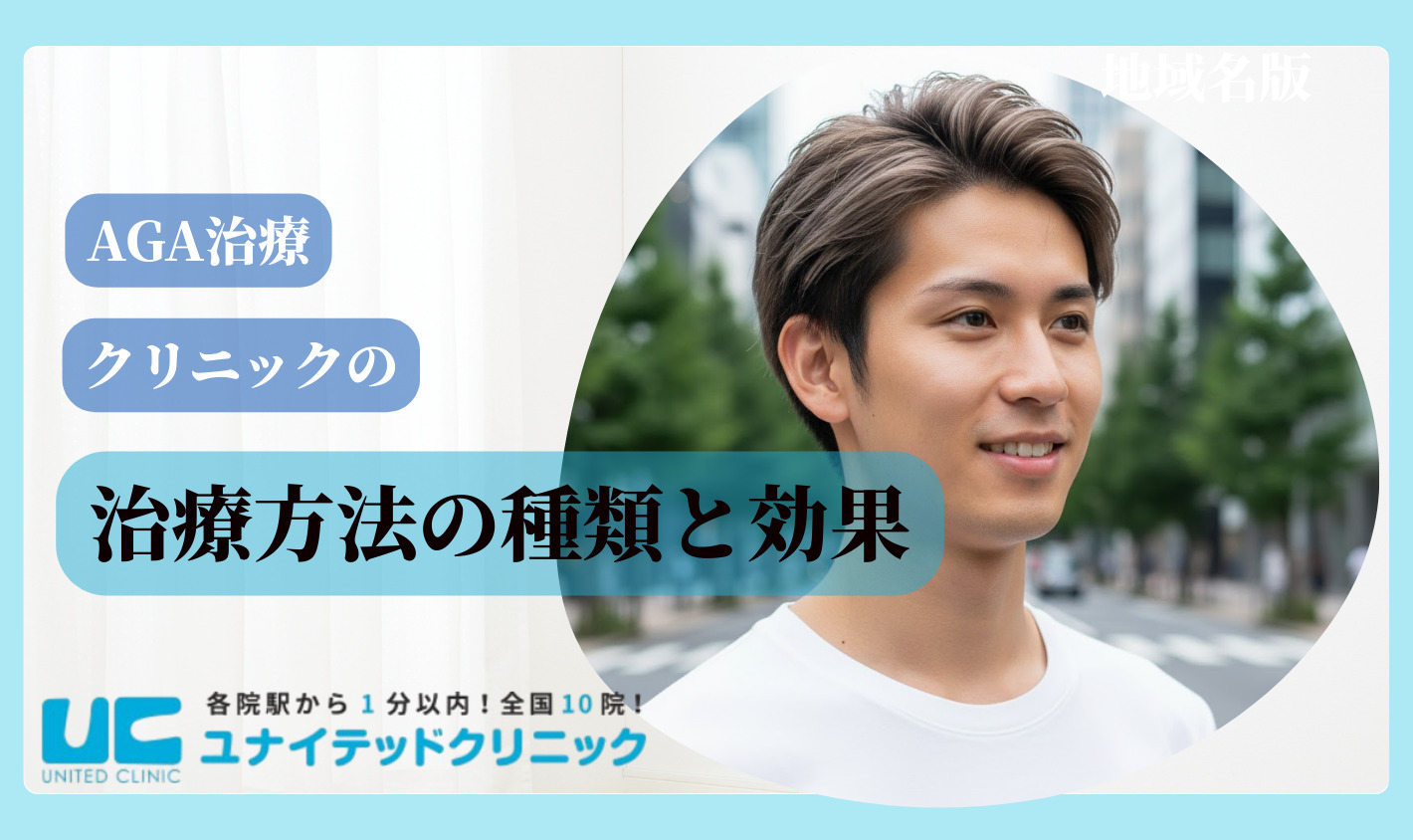 AGA治療クリニックの治療方法の種類と効果