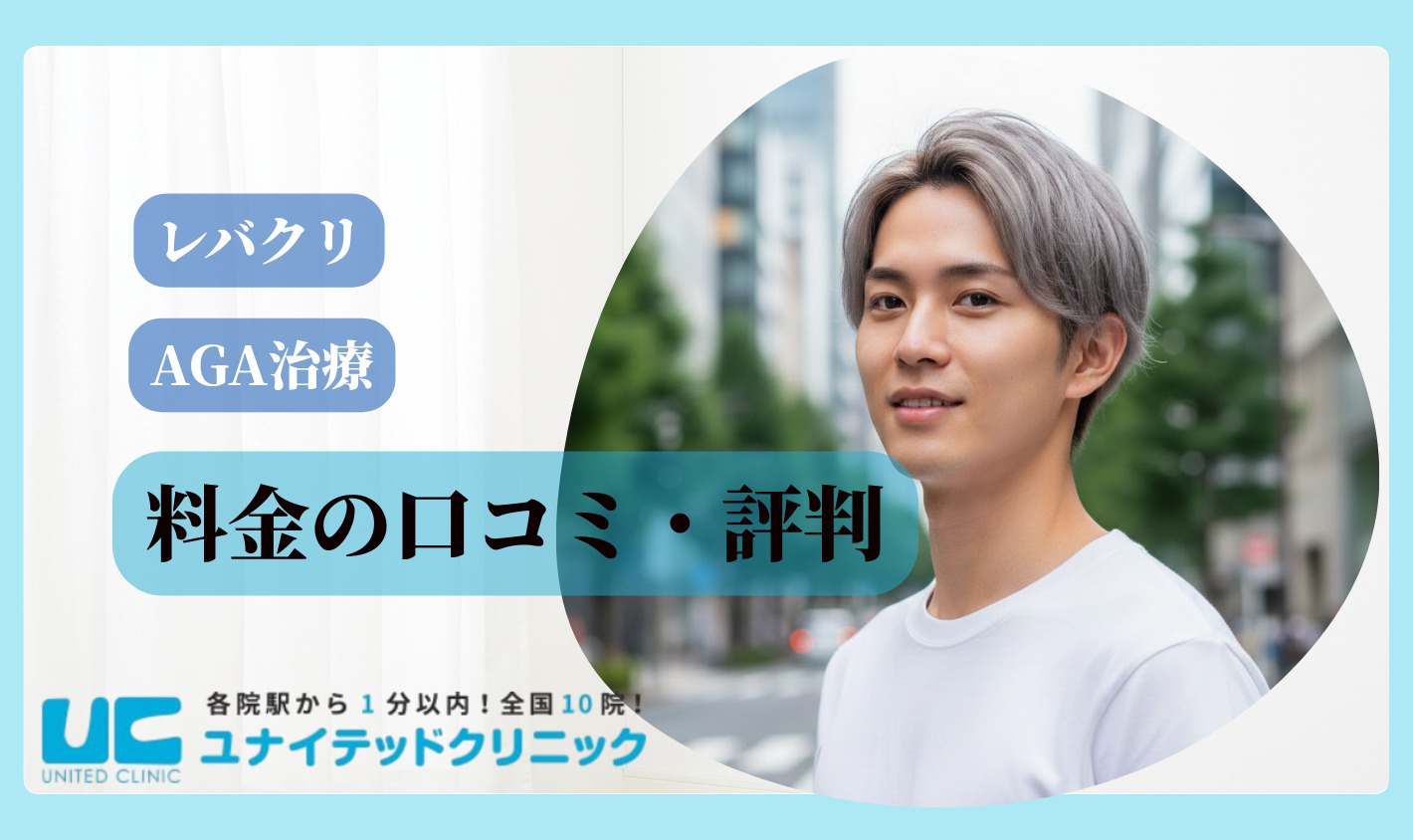 レバクリAGA治療の料金に関する口コミ評判