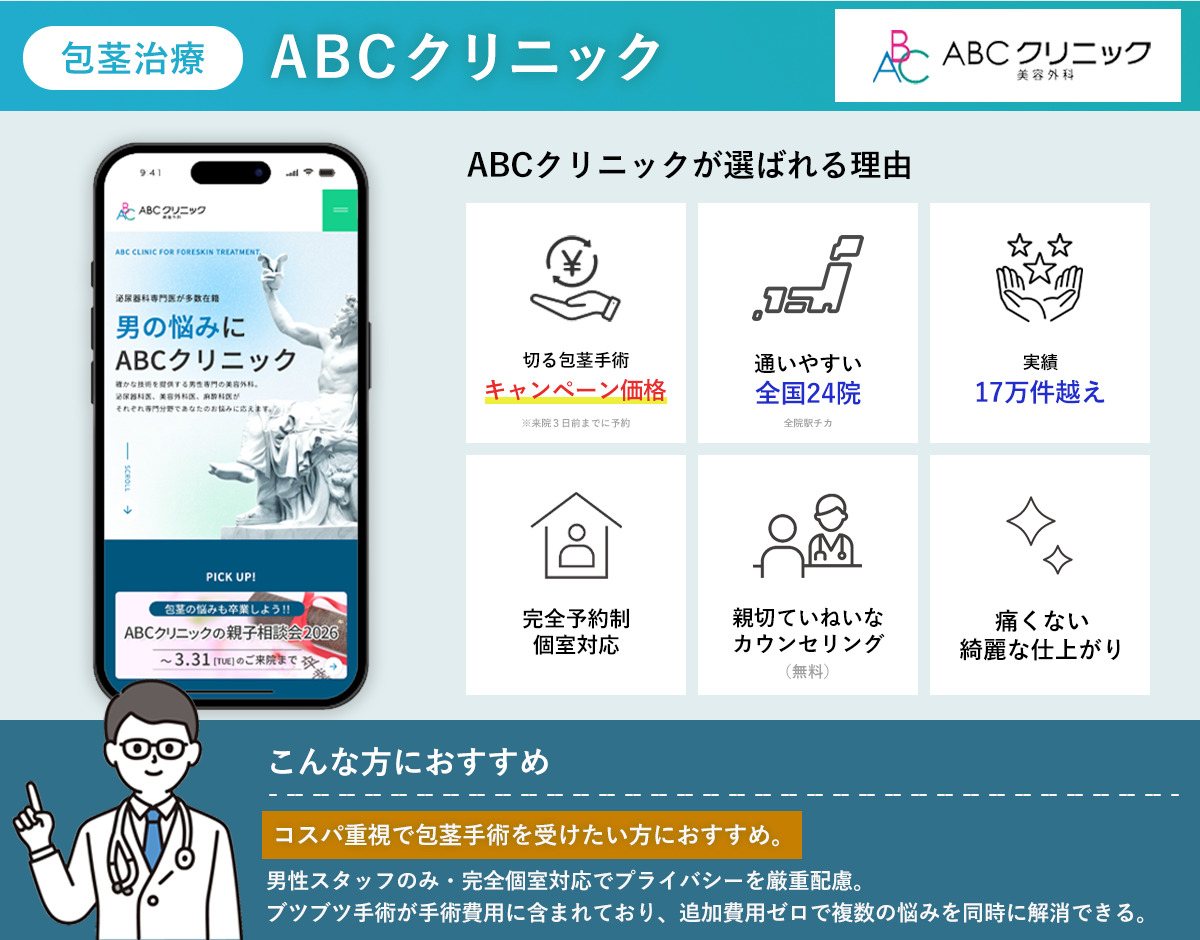 ABCクリニックが選ばれる理由・おすすめポイント