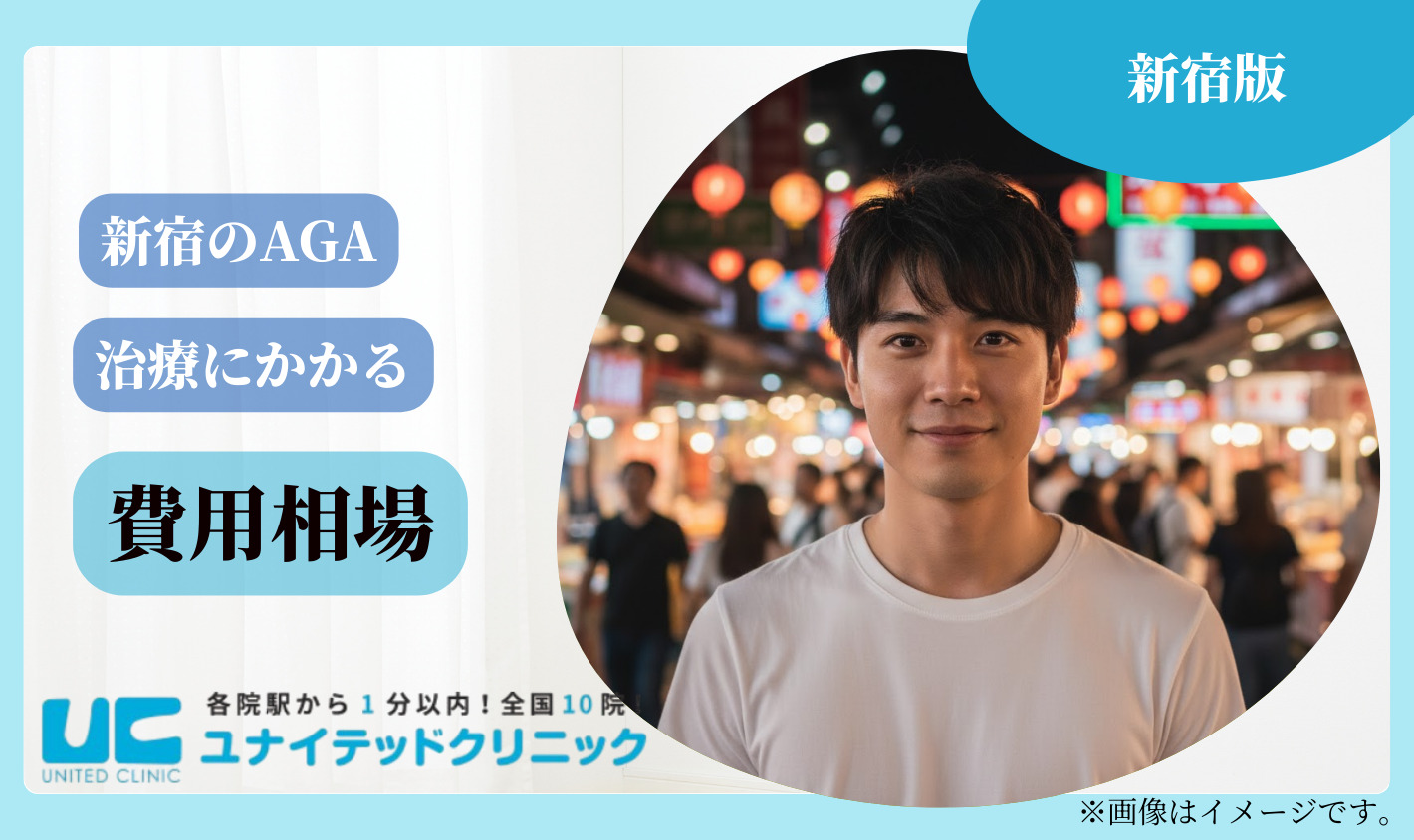 新宿のAGA治療費用相場