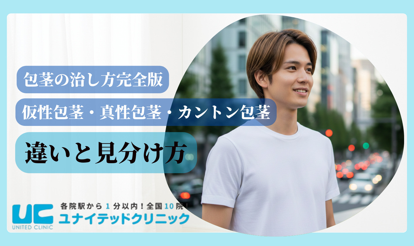 包茎 治し方 種類と違いの見分け方