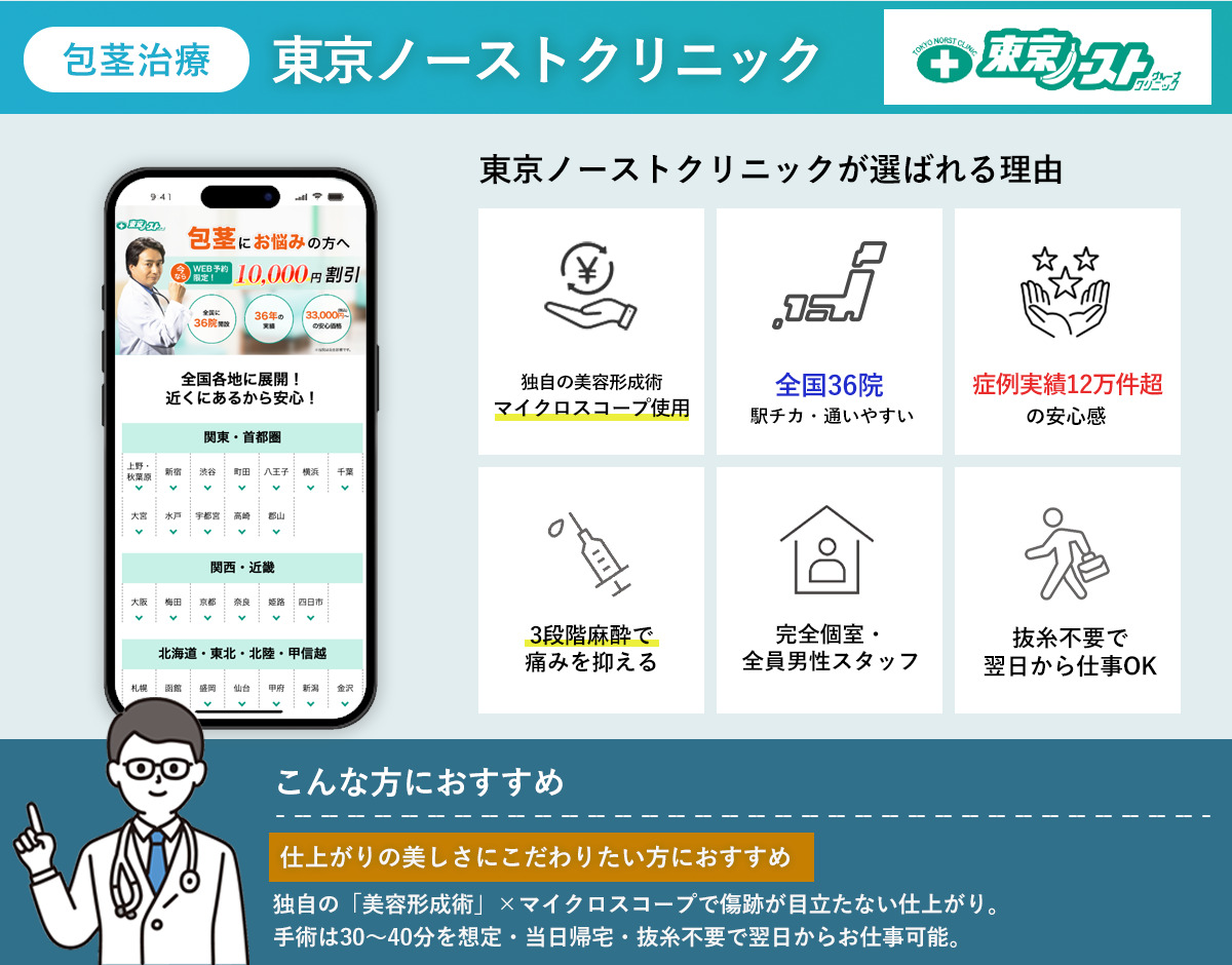 東京ノーストクリニックが選ばれる理由・おすすめポイント