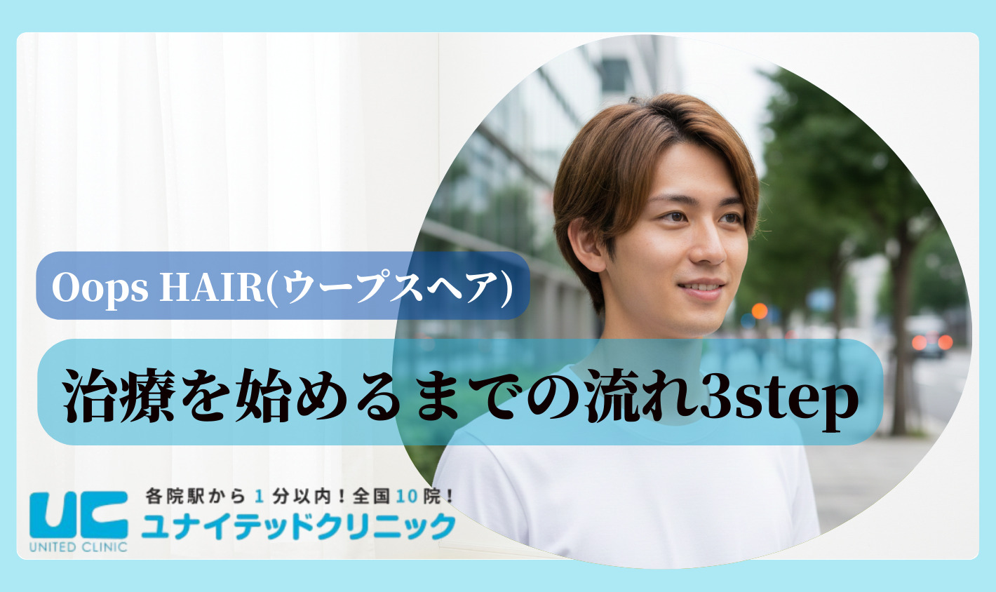 ウープスヘアの治療を始めるまで