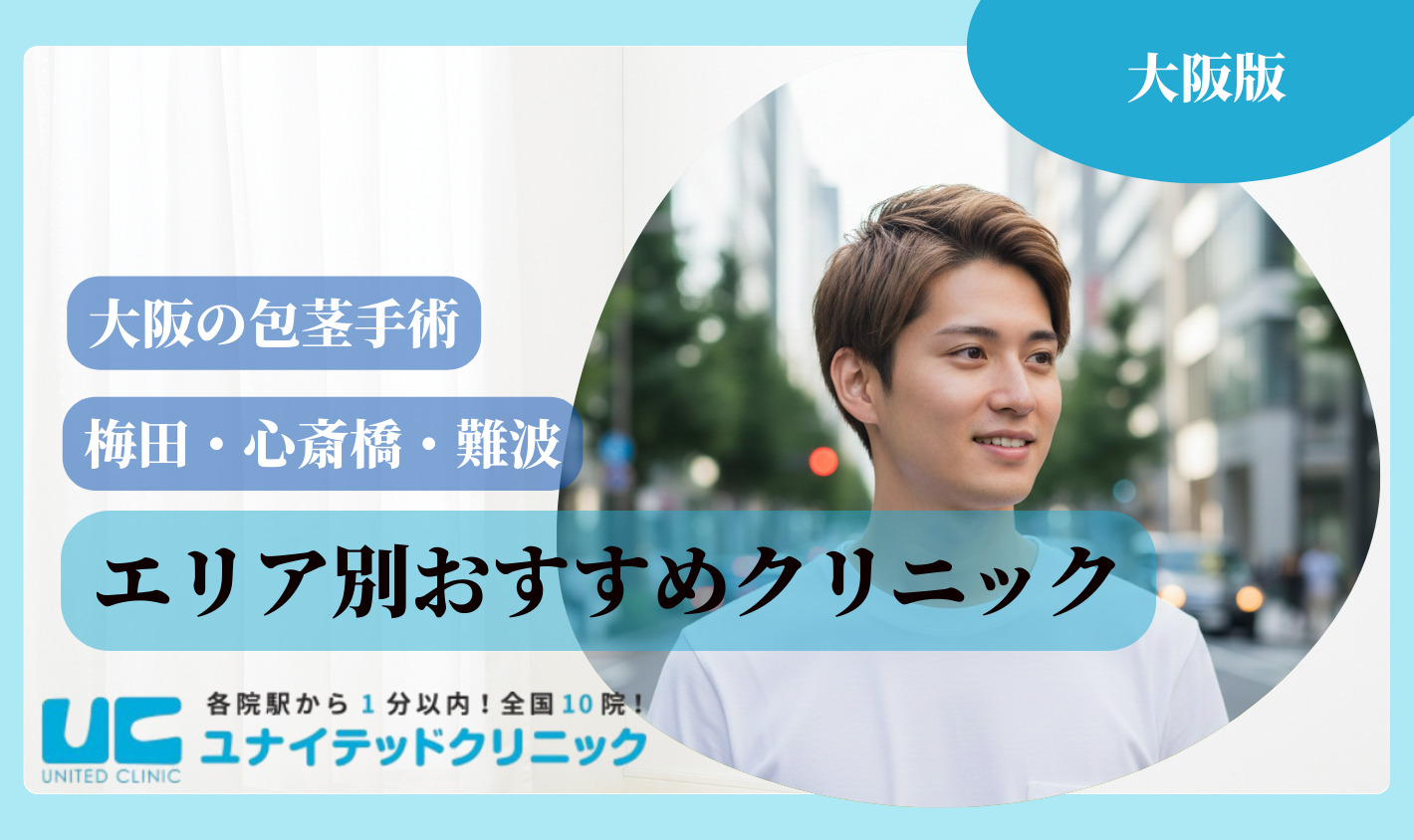 大阪　包茎手術　エリア別おすすめクリニック