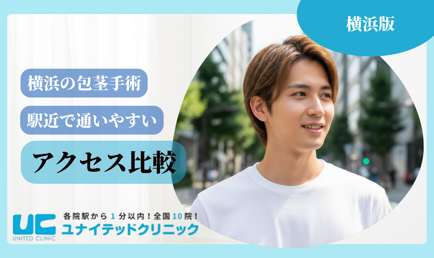 横浜 包茎手術 アクセス比較