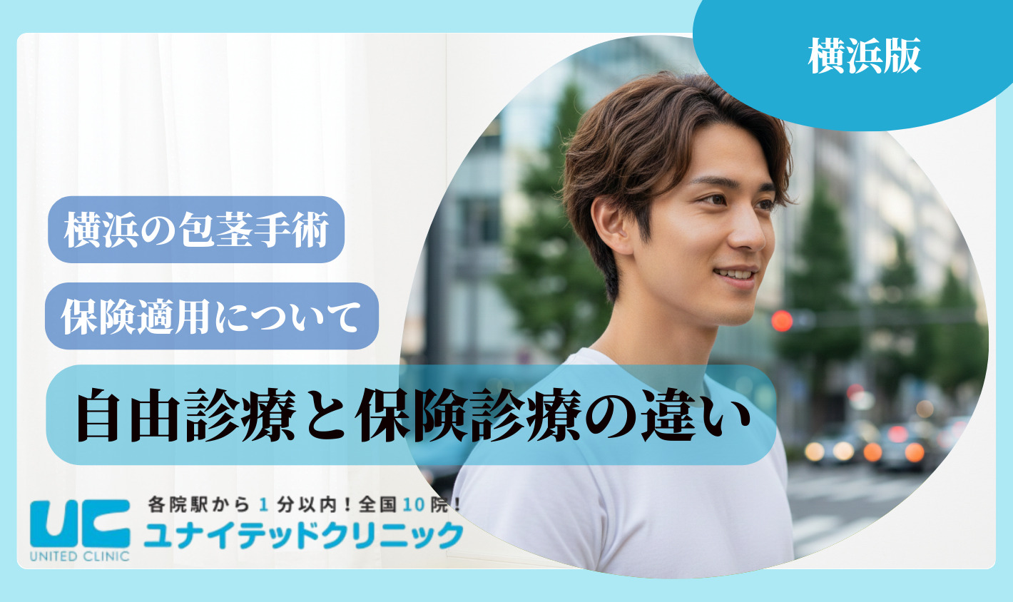 横浜 包茎手術 保険適用について