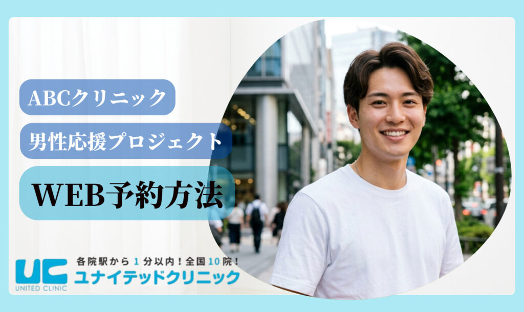 abcクリニック 男性応援プロジェクト 予約方法