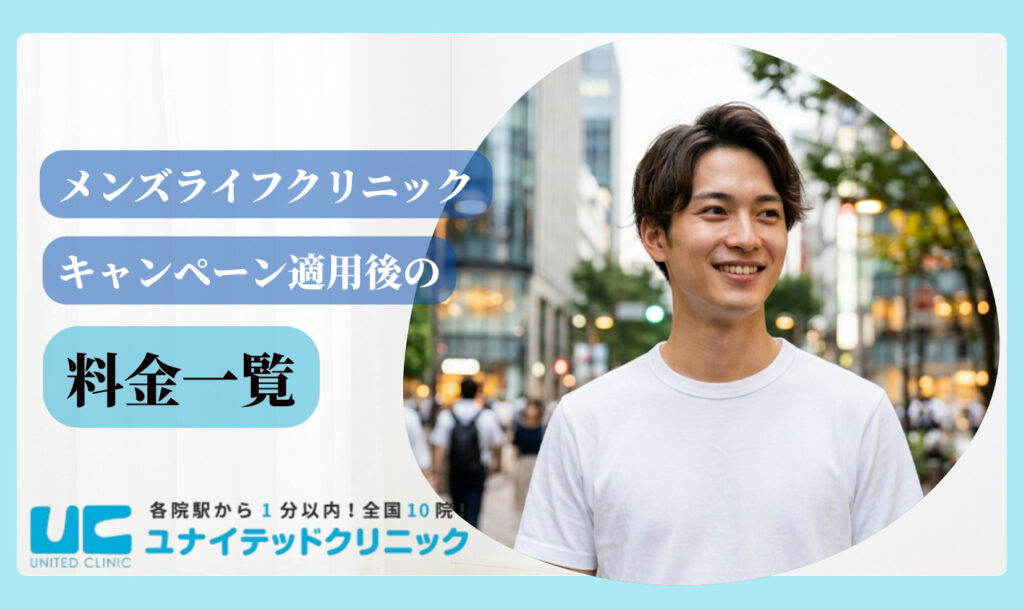 メンズライフクリニック　料金一覧